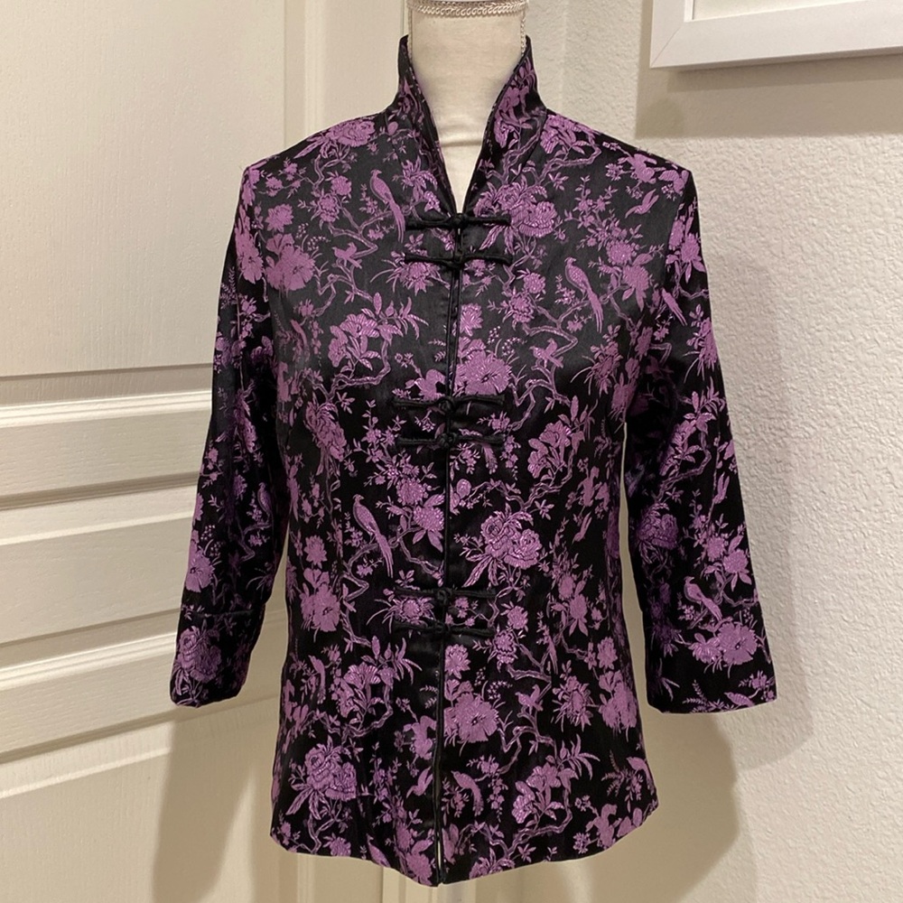 Vintage Dragon Silk Asian jacket